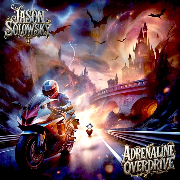 Adrenaline Overdrive — official cover art by Jason Solowsky